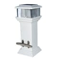 Solar CleatLite with Stainless Steel Mooring Cleat - For Docks and Marinas