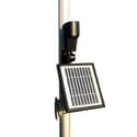 Solar Flag Pole Light - 12 Bright LEDs for Bright Illumination