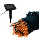 Solar Light Strand - 100 LED - Orange