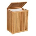 Spa-Style Bamboo Laundry Hamper