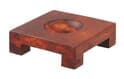 Square Natural Wood Base For 6-inch MOVA Globes