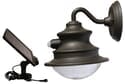 Solar Motion Sensor Light With Gooseneck Wall Mount