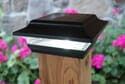 Imperial Black Solar Post Cap for 4x4 Post