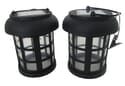 2 Pack Umbrella Hanging Solar Lantern with energy saving white LED