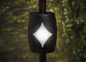 Black Solar Baluster Light for 3/4" Round Balusters