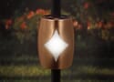Copper Solar Baluster Light for 3/4" Round Balusters