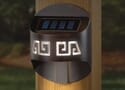 Solar Post Light - Side Mount - Labyrinth Design Solar Accent Light for 4x4 Posts