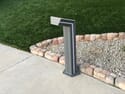 Solar Bollard Path Light with Green Accent LED