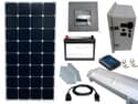 Earthtech Products Solar Power & Lighting Kit for Sheds, Garages & Remote Cabins - 55 Amps
