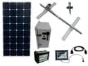 Solar Sign & Landscape Light Kit - 1 Light (3950 Lumens), 3 - 100W Solar Panels, 140 Ah Battery