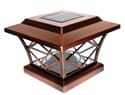 Solar Post Light - Copper Plated