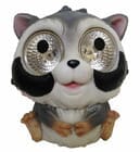 Solar Garden Pals Raccoon Set of 2, Solar decor for areas outside your home