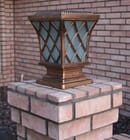 Premium Classic Solar Pillar Light In Bronze