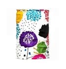 Allsop Home and Garden Soji Solar Floral Cylinder Hanging Lantern