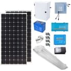 Earthtech Products Solar Power & Lighting Kit for Sheds, Garages & Remote Cabins - 84 Amps