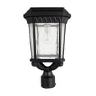 Gama Sonic Colonial Solar Post Light with 3 Inch Fitter