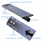 Earthtech Products Smart LED Integrated Lithium Battery Solar Street Light - 20 Watt (3200 Lumen)