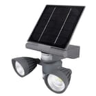 Pacific Accents 2 x 5 Watt COB LED Solar Security Spotlight - 600 Lumens