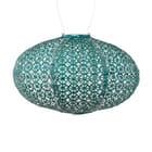 Soji Stella Tyvek Oval Solar Lantern - Emerald