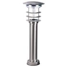 Gama Sonic Stainless Steel Bollard Solar Lamp with EZ Anchor Base