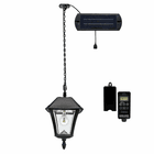 Baytown II Bulb Solar Hanging Light - Solar Hanging Pendant Lamp with Remote Control