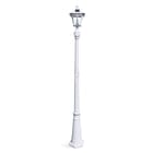 Baytown Solar Lamp Post in White