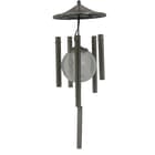 Color Changing Solar Wind Chime - Silver