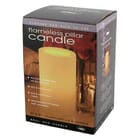 Flameless Candle with Timer 3" x 5" White