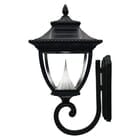 Pagoda Solar Lamp Post Wall Mount