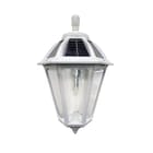 Polaris Sconce Solar Lamp in Classic White Finish