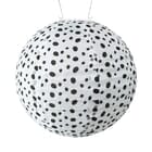 Soji Solar Black and White Micro Dot Lantern