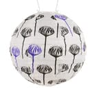 Soji Solar Purple Artichoke Lantern