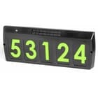 Solar Address Light - Green Numbers