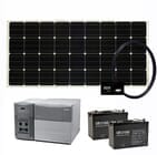 1800 Watt Solar Generator Complete with (2) 100 AH Batteries & 160 Watts of Solar - For Homes, Cabins and More!