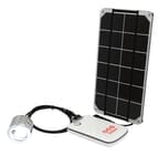 Voltaic DIY Solar Cell Phone Charger Kit and Light Kit - 3.5 Watt Solar Panel, USB Battery, LED Touch Light