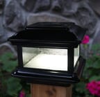 Colonial Solar Post Cap Black for 4x4 Posts
