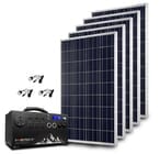 Inergy Apex Lightweight Gold Portable Solar Generator Kit