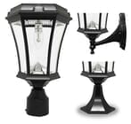 Victorian Solar Light with Warm White GS Solar Light Bulb