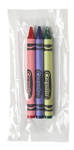 3ct Crayola Cello Crayon Pack (240 packs/case) - 52-0775 3ct Crayola Cello Crayon Pack (240 packs/case) - 52-0775