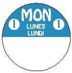 814211-3FG Monday Trilingual 1 Inch Cirlcle 3 Roll Pack-REMOVX <font color=red>*Clearance Item*</font> 814211-3FG Monday Trilingual 1 Inch Cirlcle 3 Roll Pack-REMOVX <font color=red>*Clearance Item*</font>