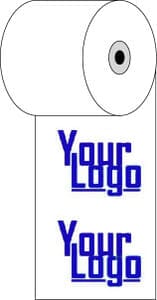 3 1/8" x 230' (80mm x 70m) Custom Printed Thermal Paper (750 rolls/case) - 1-Color 3 1/8" x 230' (80mm x 70m) Custom Printed Thermal Paper (750 rolls/case) - 1-Color