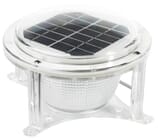 Dock Edge Solar Piling Dome Light - Fresh and Salt Water Rated