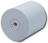 3" x 150' (76mm x 46m) 1-Ply Bond Paper (50 rolls/case) - Light Blue 3" x 150' (76mm x 46m) 1-Ply Bond Paper (50 rolls/case) - Light Blue