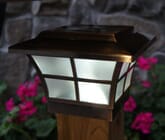 Copper Prestige Solar Post Cap for 4x4 Posts