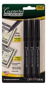 Counterfeit Money Detector Pens - 3 pack Counterfeit Money Detector Pens - 3 pack