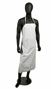 Vinyl Dishwashing Apron - White - 6 Mil Vinyl Dishwashing Apron - White - 6 Mil