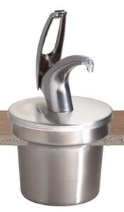 Frontline Universal 7Qt. Round Cover and Pump System - Metal Finish Pump Frontline Universal 7Qt. Round Cover and Pump System - Metal Finish Pump