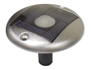 Dock Edge Aluminum Flush-Mount Solar Accent Light for Nautical Docks & Decks