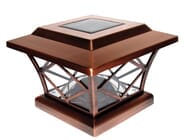 Solar Post Light - Copper Plated
