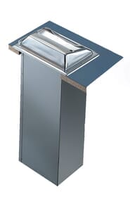 In-Counter Fullfold Napkin Classic Face - Satin Chrome In-Counter Fullfold Napkin Classic Face - Satin Chrome